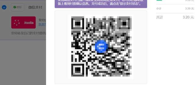 微信扫码付款epic