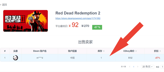 steamPY市场多个卖家